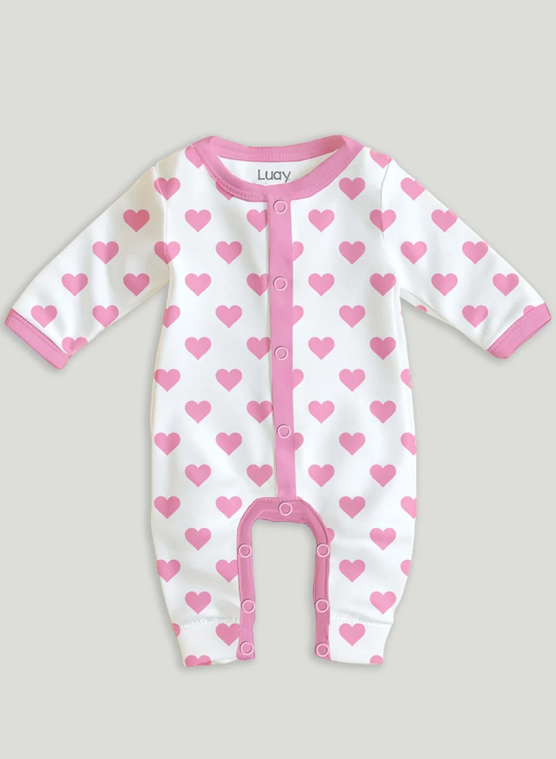 Luay  LUAY 100% Cotton Full Sleeves Printed Baby Romper,Bodysuit Jumpsuit for Baby Girls & Baby Boy (Pack of 6)  | Best Price UAE