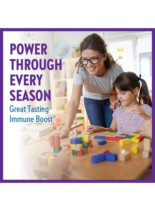 New Chapter Elderberry Gummies for Adults & Kids (2+), USDA Organic 64x Concentrated Elderberry for Immune Support, Great-Tasting Whole-Food Gummies, Vegan & Non-GMO - 60 ct - Image 2