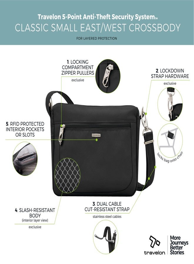 Travelon Anti-Theft Classic Small East/West Crossbody - Image 3