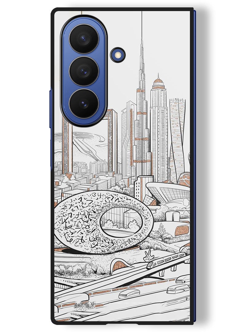 Theodor Case Compatible with Samsung Galaxy Z Fold 7 - 8 Inch Protection Shockproof Bumper Cover I'm original - Image 1