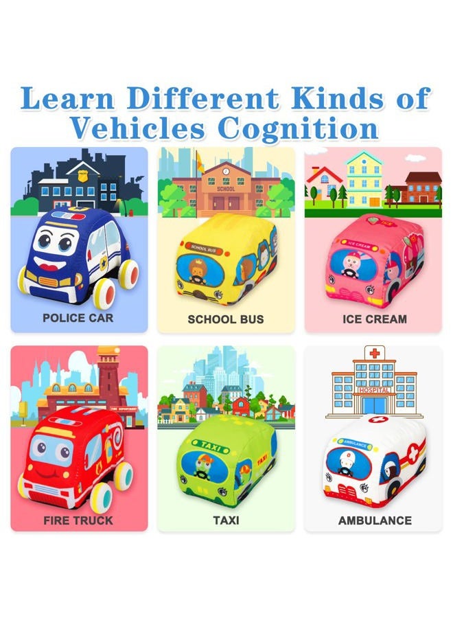 LOVKIZ Baby Toys 6 to 12 Months - Soft Car Toys for 1 Year Old Boy Girl with Playmat Storage Bag - Infant Baby Toys 12-18 Months Toddler Toys Age 1-2 - 1st Birthday Gifts for 1 2 3 Year Old (6 Sets) - Image 4