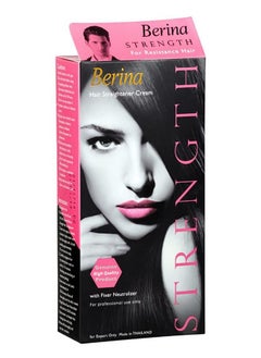 Berina Hair Straightener Cream Professional Salon Hair Straightener With Neutralising Cream ; Suitable For All Hair Types ; For Both Men & Women (Berina Hair Straightener Cream 110Gm Pack Of 1)