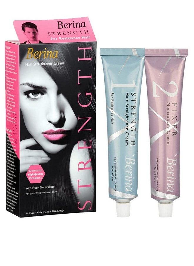 Berina - Berina Hair Straightener Cream Professional Salon Hair Straightener With Neutralising Cream ; Suitable For All Hair Types ; For Both Men & Women (Berina Hair Straightener Cream 110Gm Pack Of 1) - Image 1