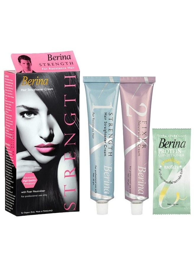 Berina - Berina Hair Straightener Cream Professional Salon Hair Straightener With Neutralising Cream ; Suitable For All Hair Types ; For Both Men & Women (Berina Hair Straightener Cream 110Gm Pack Of 1) - Image 1