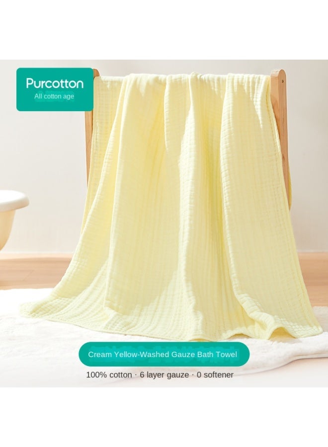 purcotton Recommended By Guo Jingjing】100% Baby Wash Gauze Towel, Infant Bath Wrap, And Blanket - Image 3