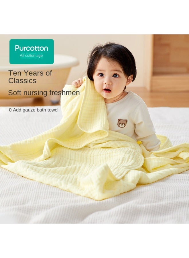 purcotton Recommended By Guo Jingjing】100% Baby Wash Gauze Towel, Infant Bath Wrap, And Blanket - Image 2