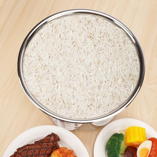 Linkidea Rice Cooker Inner Pot Replacement, 304 Stainless Steel Pressure Cooker Pot, Dishwasher Safe Inner Bowl Replacement Compatible with Instant Pot Duo 7-in-1 6 Quarts Cooker - Image 5