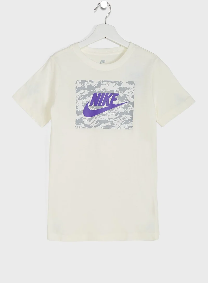 Nike Youth Nsw Futura Camo T-Shirt