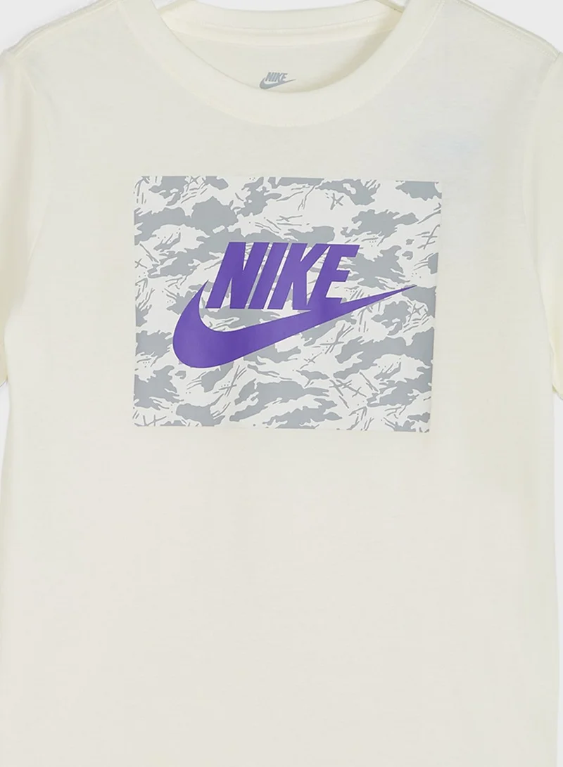 Nike Youth Nsw Futura Camo T-Shirt