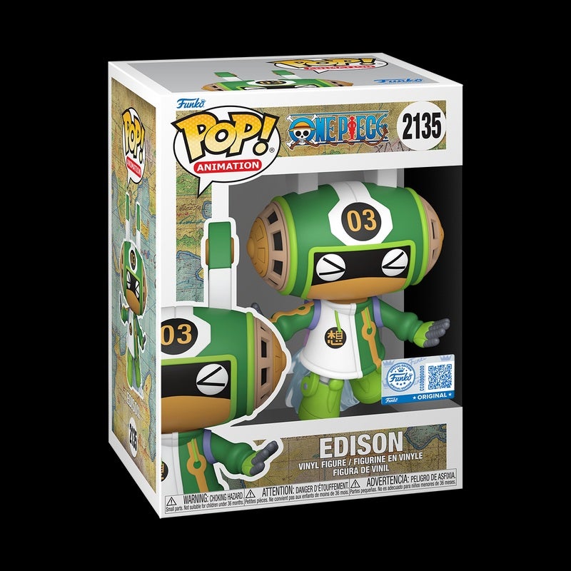 Funko فانكو بوب! أنيميشن: ون بيس - إيديسون - ون بيس - تمثال فينيل قابل للجمع - فكرة هدية - منتجات رسمية - ألعاب للأطفال والبالغين - Image 3