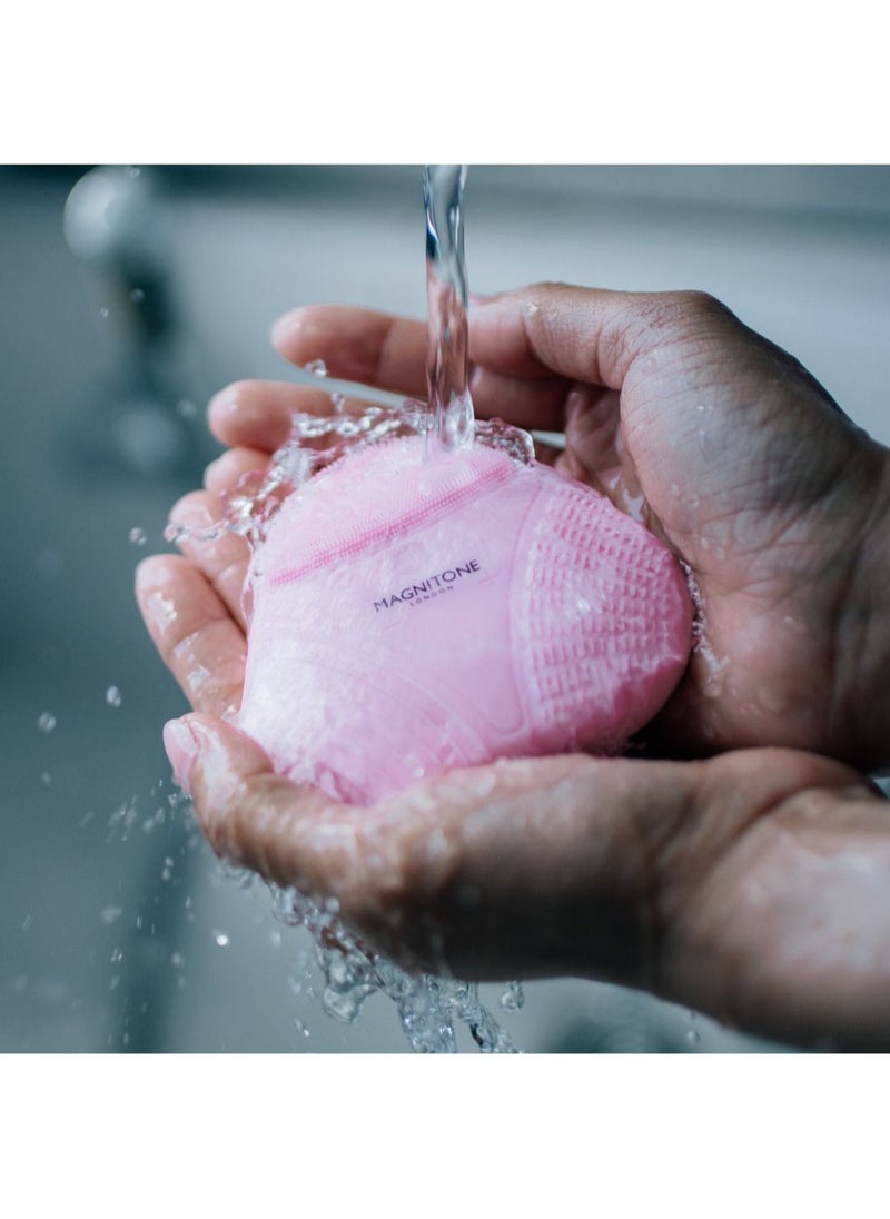 Magnitone London - XOXO SoftTouch Silicone Cleansing Brush Pink - Image 1