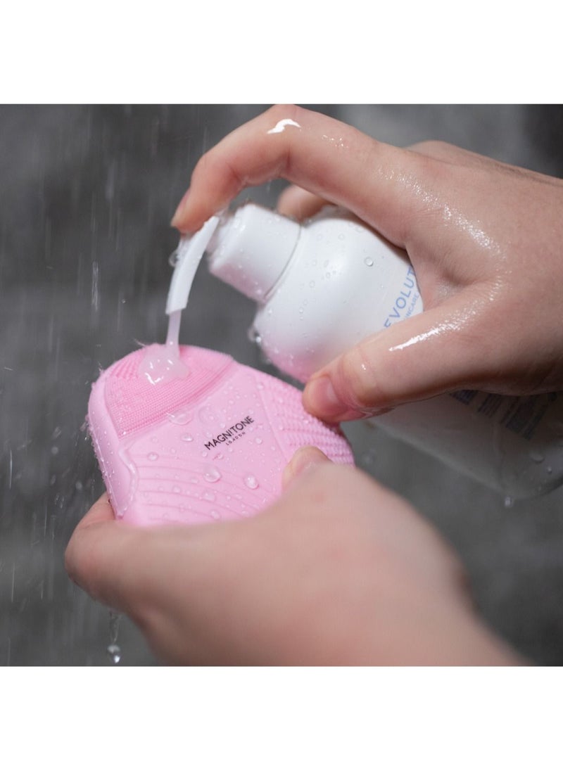 Magnitone London - XOXO SoftTouch Silicone Cleansing Brush Pink - Image 1