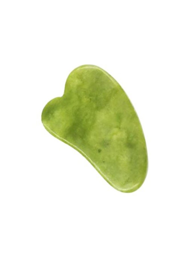 Green Jade Guasha Green Custom Facial Body Scraping Massage Tool Green Jade Gua Sha Guasha Board - Image 1