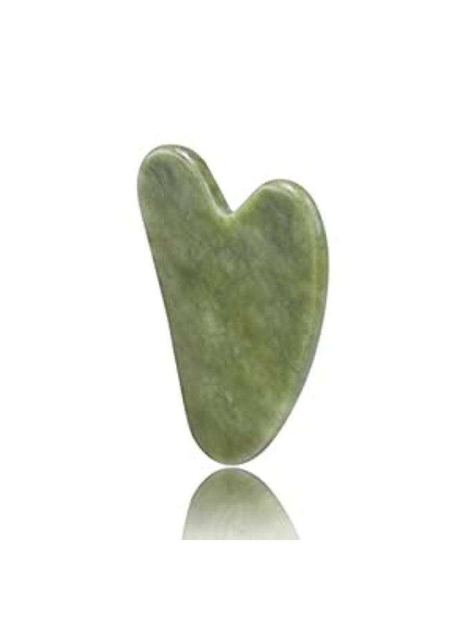 Green Jade Guasha Green Custom Facial Body Scraping Massage Tool Green Jade Gua Sha Guasha Board - Image 3