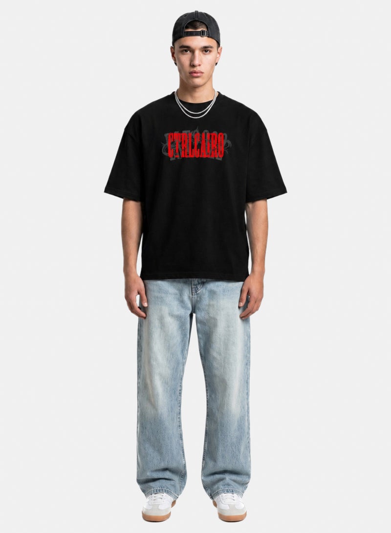 CTRL Chain Boxy Fit T-shirt - Unisex - Image 1