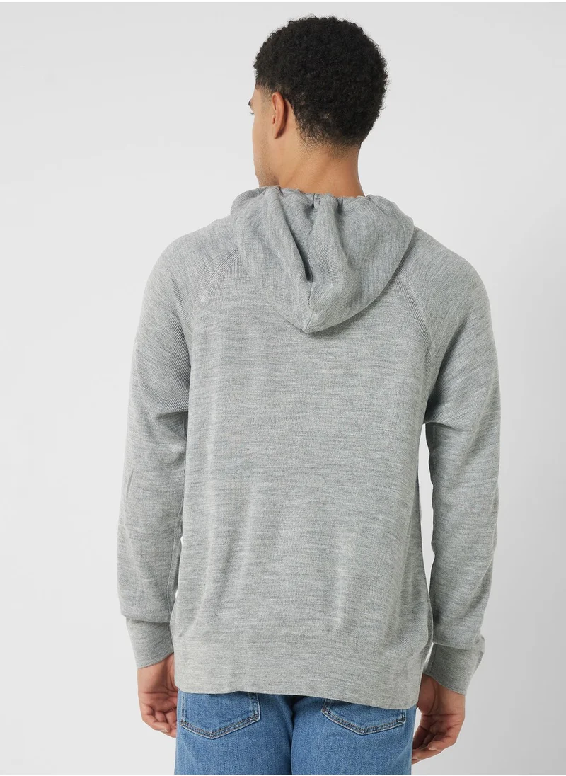 Robert Wood Knitted Hoodie