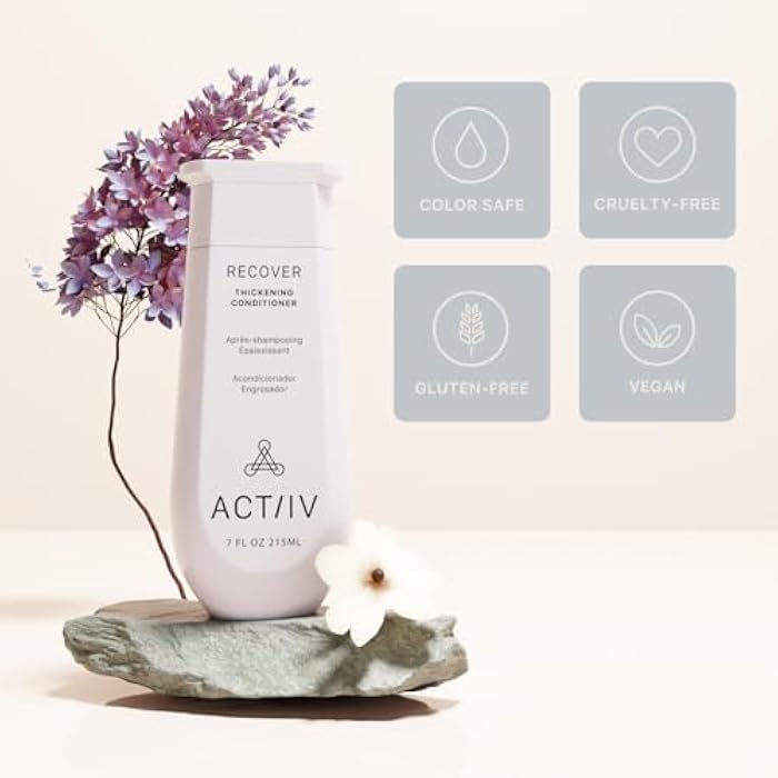 ACTIIV بلسم تكثيف ACTIIV ريكوفر (للجنسين) | يدعم العناية المثلى بالشعر والتعافي، يقوي ويرطب، يعزز شعرًا أكثر كثافة وامتلاء، نباتي، آمن للألوان، لجميع أنواع الشعر - Image 5