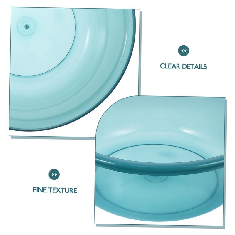 Blue Thickened Plastic Washbasin 2pcs Durable Bathroom Salon Bowl Face Cleansing Foot Bath - Image 4