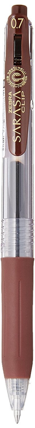 Zebra Sarasa Clip Pen 0.7 mm, Brown (JJB15-E) - Image 2