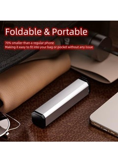 TIGER Universal Airplane Phone Holder – Portable Travel Stand, Foldable Magic Clamp for Desk & Movies | Compact & Adjustable Phone Mount for Airplane, Desk, and Entertainment | Grey Color, Easy to Use & Travel-Friendly  - Image 5