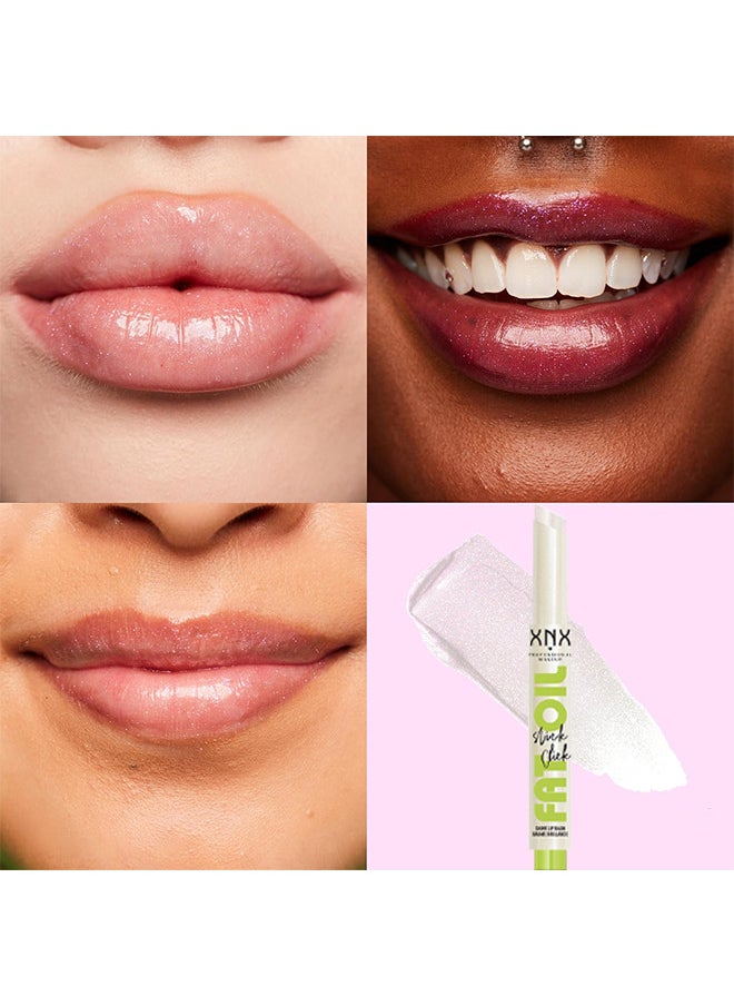 XNX - Fat Oil Slick Click Shiny Lip Balm, Lightweight Buildable Formula, Longlasting Hydrating Non Sticky Lipgloss - Image 1