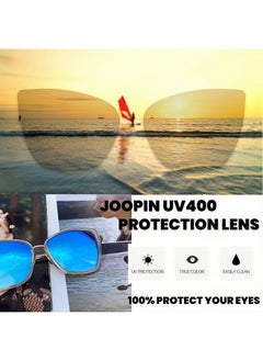 Joopin Tortoise Cateye Sunglasses & Mirrored Gold Cat Eye Shades For Women Fashion Becky Oversized Sun Glasses Uv400 Sunnies Large Shady Rays  - Image 3