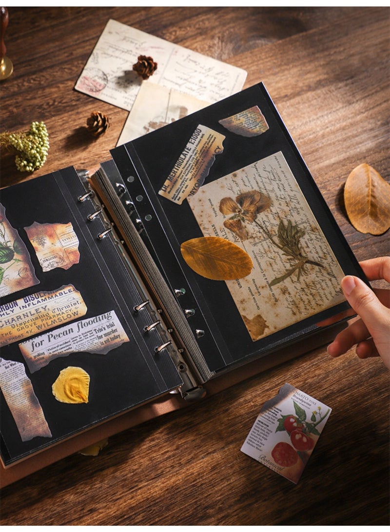 JINFANLI DIY retro laminated photo album with strap decoration, hand journal storage commemorative album - Image 5