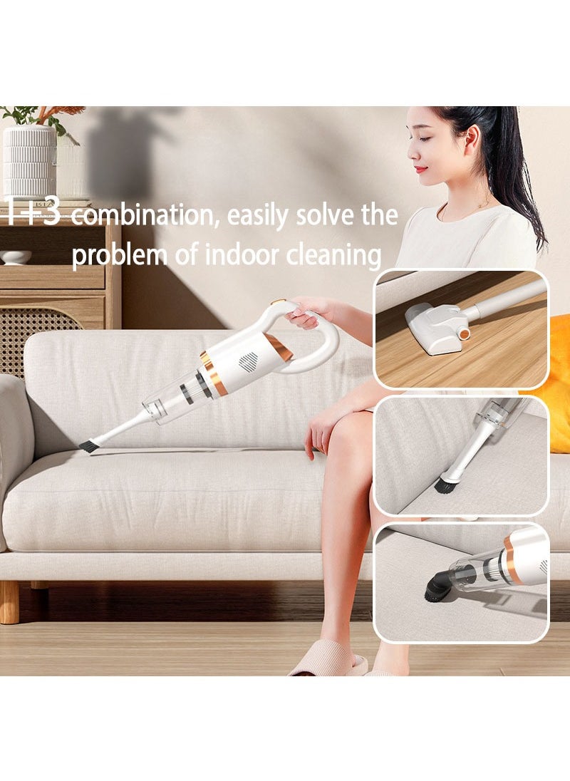 Portable 3 in 1 handheld upright vacuum cleaner, suitable for home floors, sofas, various corners. Car vacuum cleaner.