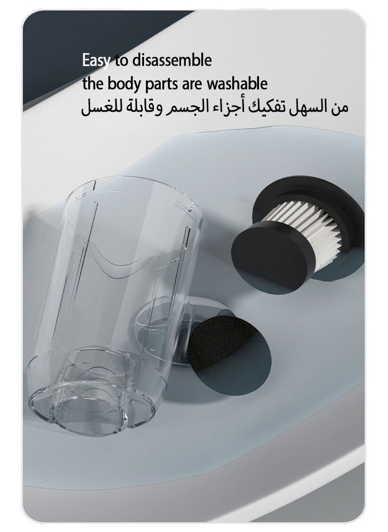 Portable 3 in 1 handheld upright vacuum cleaner, suitable for home floors, sofas, various corners. Car vacuum cleaner.