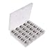 XUKEKOY 25 Pack Metal Bobbins with Stortage Case for Brother Singer Janome Kenmore and Most Sewing Machine - Image 2