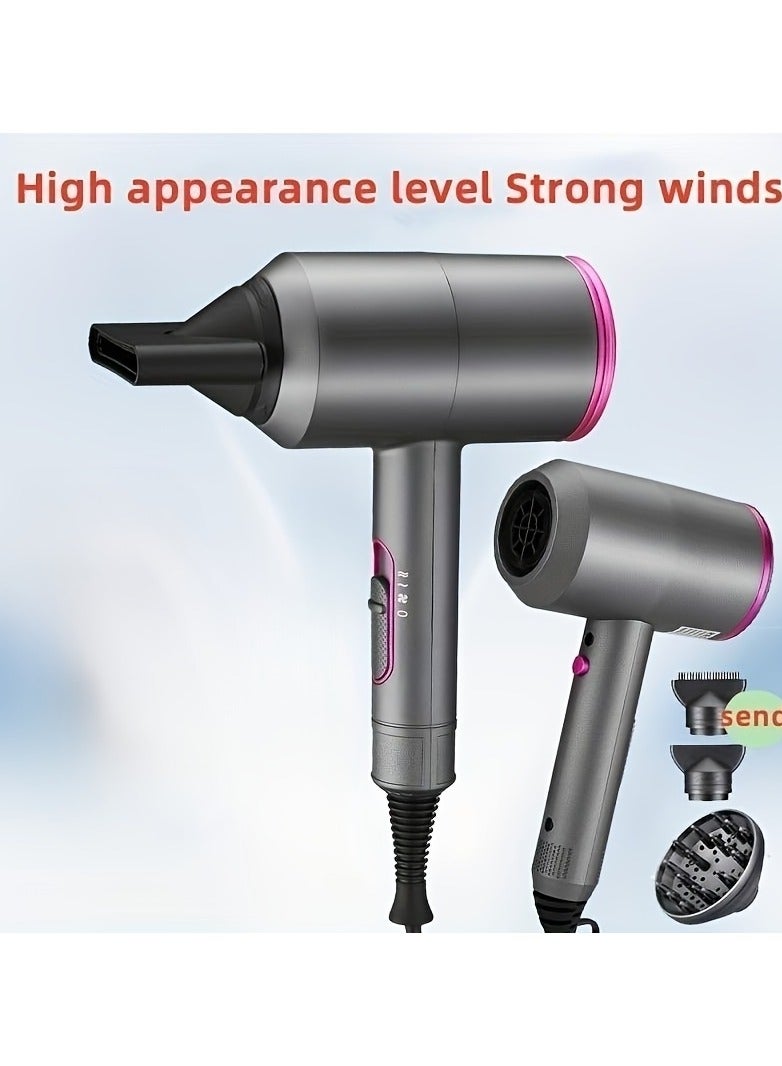 general Adjustable Hair Dryer Nozzles With Diffuser Set Grey - Image 2