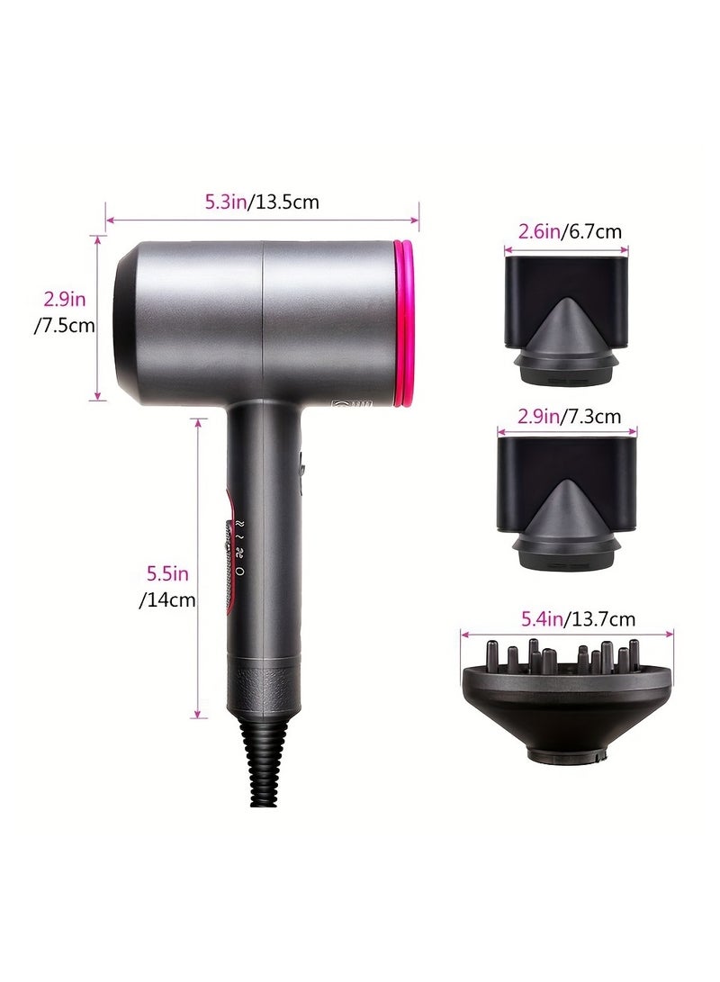 general Adjustable Hair Dryer Nozzles With Diffuser Set Grey - Image 3