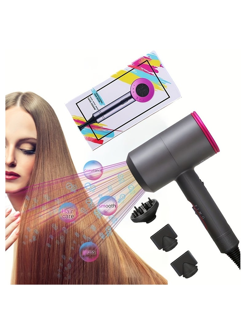 general Adjustable Hair Dryer Nozzles With Diffuser Set Grey - Image 1