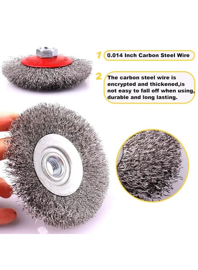 2 Pack 4 Inch Heavy Duty Grinding Discs for Angle Grinder 2pcs Metal Concrete Stone - Image 4