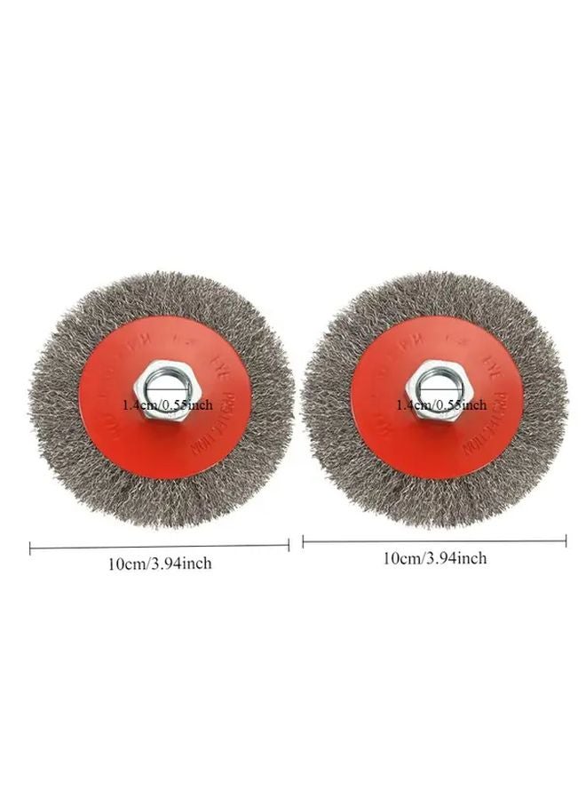 2 Pack 4 Inch Heavy Duty Grinding Discs for Angle Grinder 2pcs Metal Concrete Stone - Image 1