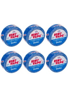 VINI Pack Of 6 Insulation Tape Blue For Home Industrial Office And Electric Tape  - Image 1