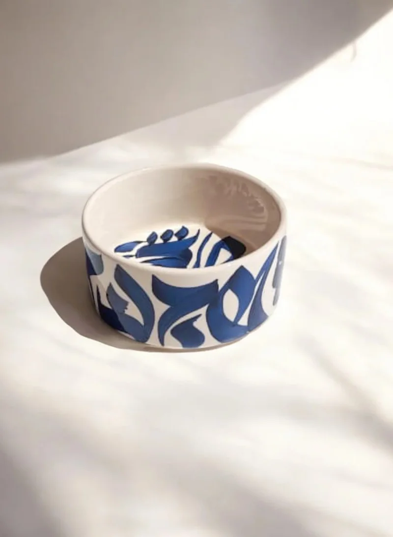 تادارت CALLIGRAPHY SALAD BOWLS BLUE D12 CM