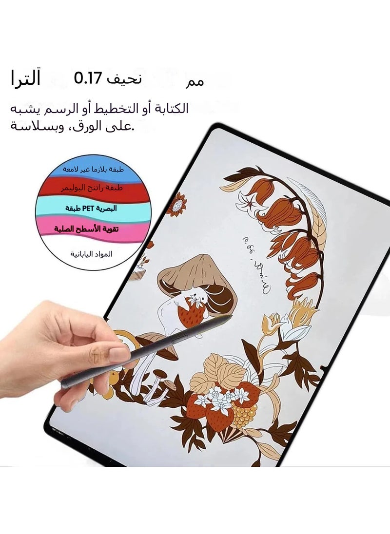 2-Pack Tablet Paper Film Compatible with Honor Pad x8a 11 Inch Paper Screen Protector [11 Inch Released in 2024] Like Paper Write Draw Soft Film Scratch Resistant No Air Bubbles