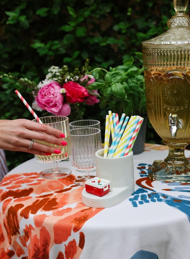 nf nora fleming Nora Fleming Ice Cold (Cooler) A434 - Hand-Painted Ceramic Unique Décor - Summer Minis for The Home and Office - Image 3