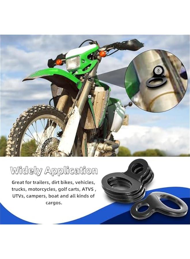 Arabest 20 Pack Tie Down Strap Rings, Stainless Steel Lashing Ring for Mounting in The Garage, Tie Down Anchor Hooks for Dirt Bike, Trailers, Motorcycle, Trucks, Camper, Black  - Image 5