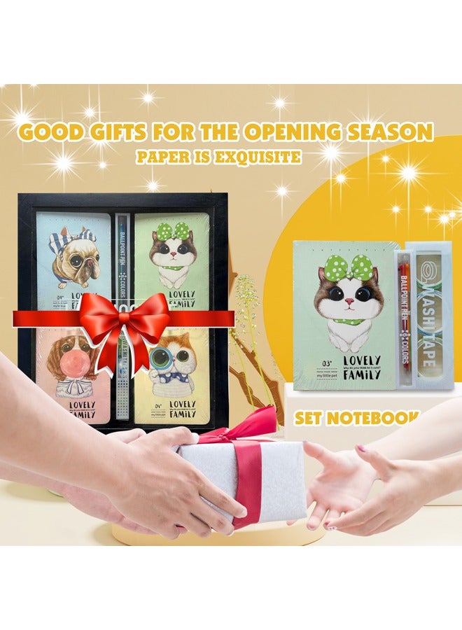 شيانغ يو دفتر الملاحظات ذو الغلاف الصلب مع أقلام للأولاد والبنات - Image 3