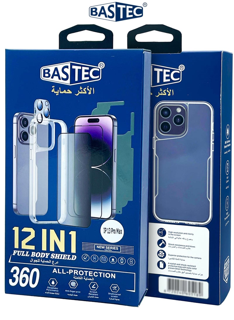 Bastec Protection Package 12 in 1 for Apple iPhone 15 - Image 1