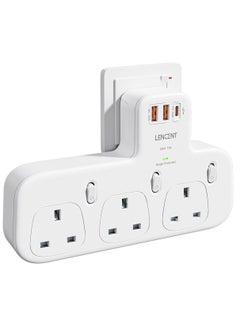 White（Surge Protection）PD20W-3AC&3USB