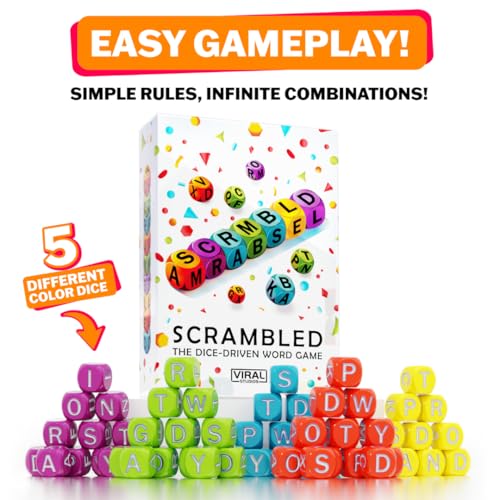 Viral Studios Scrambled The DiceDriven Word Game FastPaced Party Game Spell Shout and Win in This Ultimate BrainSprint Challenge for 15 Players for Families Gamenight and Hangouts - Image 5