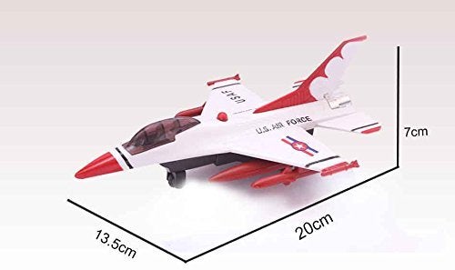 Centy F-16 Fire Blade Pull Back Toy Fighter Plane for 3Y+ Assorted Colours - Image 2