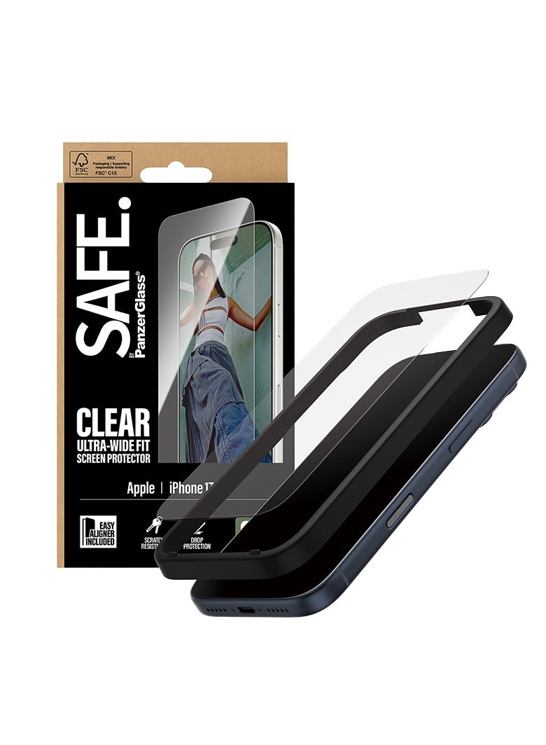 PanzerGlass SAFE Screen Protector Ultra-Wide Fit iPhone 17 Pro - Clear - Image 2