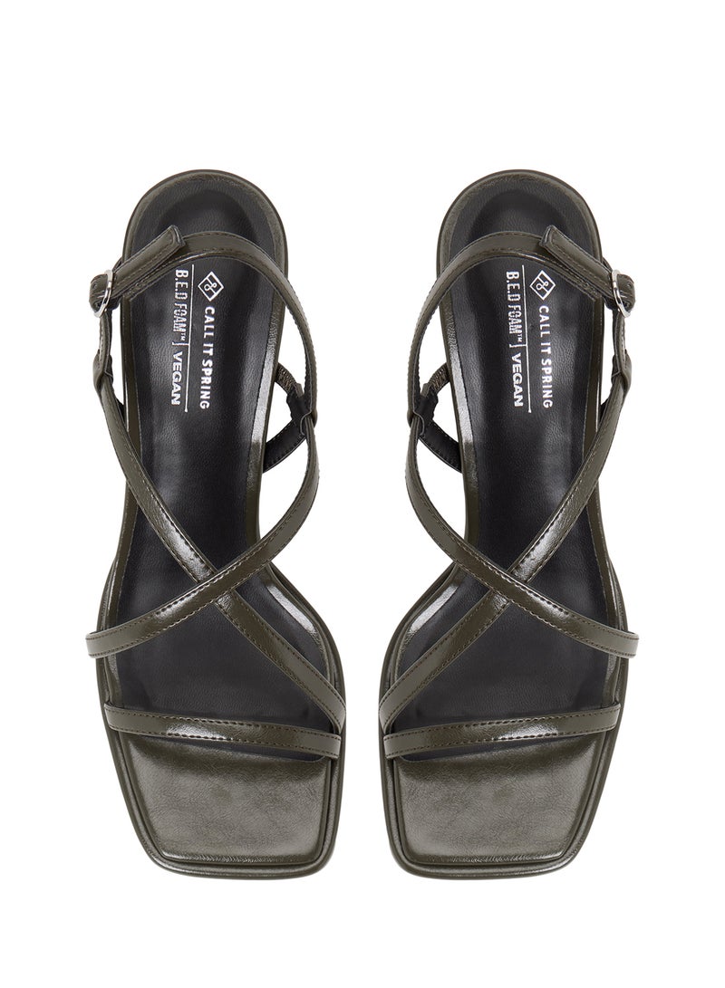 كول ات سبرنج صنادل بكعب كاجوال بحزام خلفي - Image 5