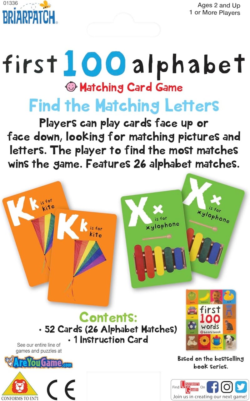 Briarpatch First 100 Alphabet Matching Card Game - Image 4
