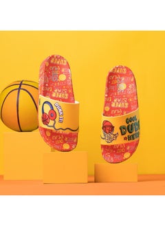 CUBS Basketball Print Everyday Wear Eco-Friendly Pvc Slides For Kids Lightweight Easy To Wash And Anti-Slip Soles  - Image 2