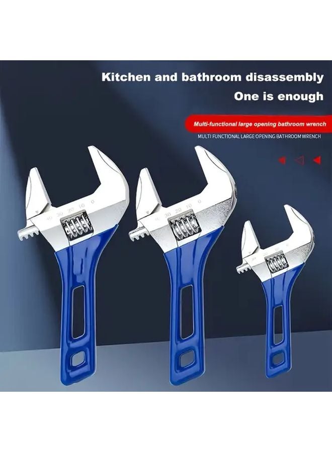 مفتاح راتش كبير قابل للتعديل مفتوح الطرف 5.5 بوصة أداة عالمية عالية القوة - Image 4